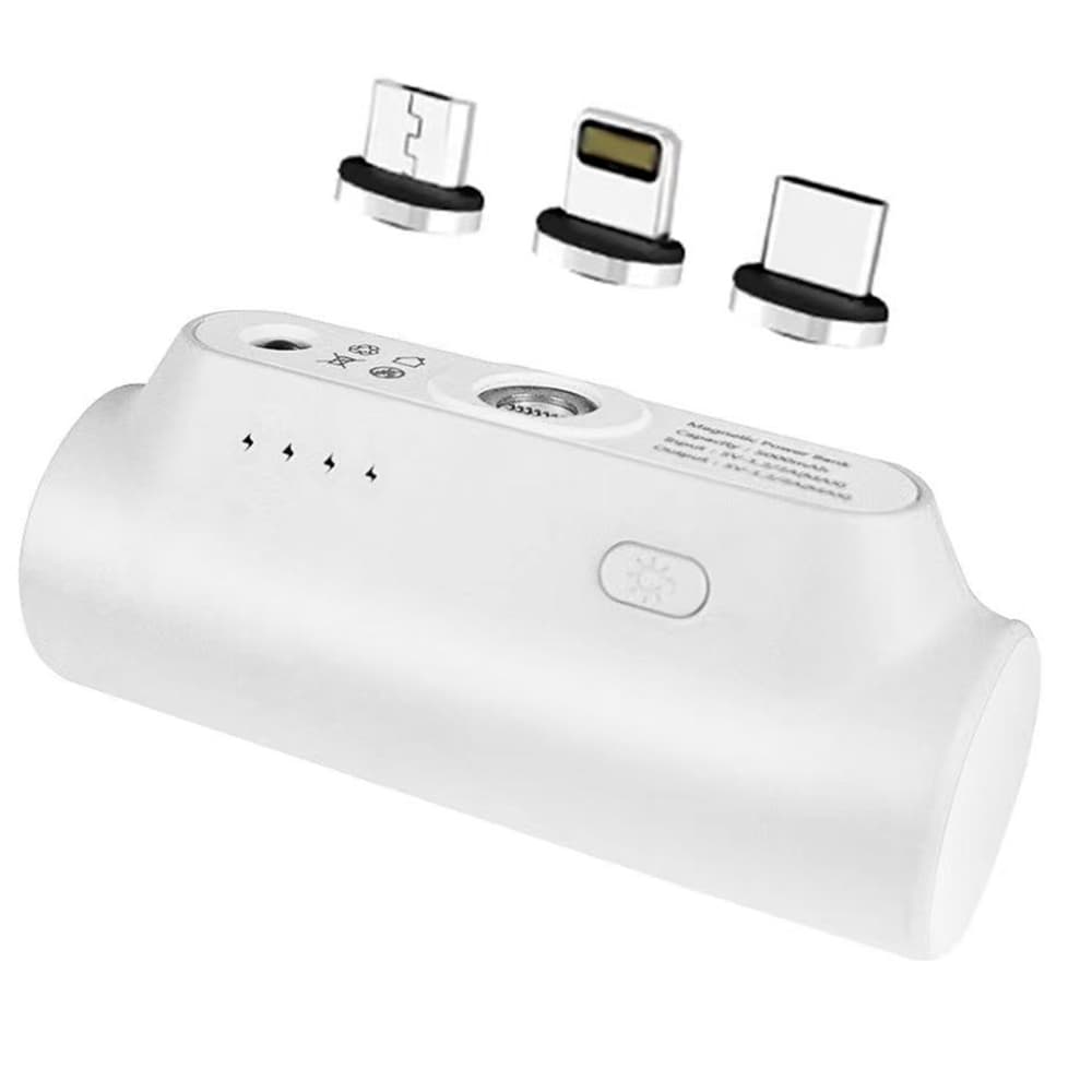 Cargador Portátil Gadnic Mini power Bank USB C Lightning 5000mah