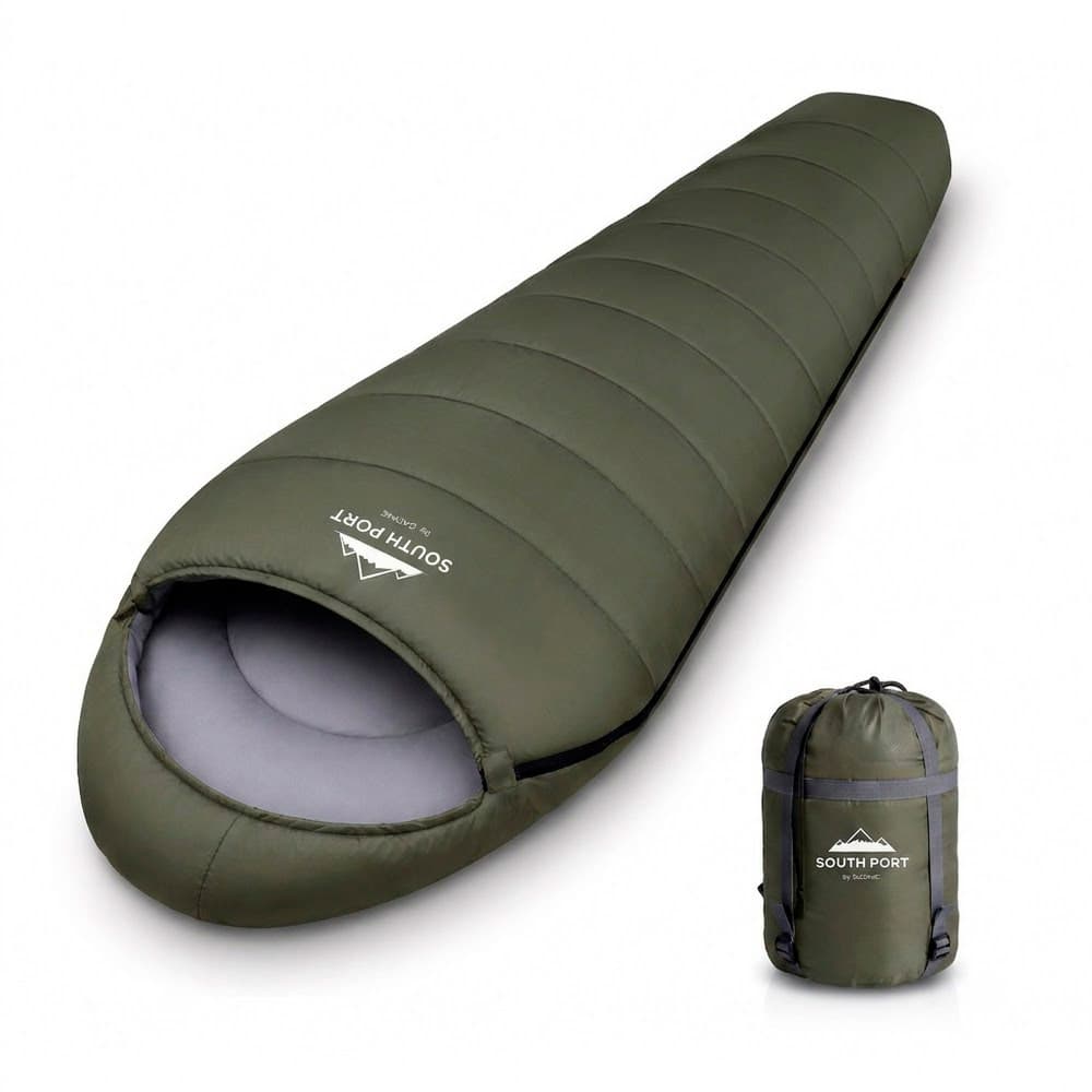 Bolsa De Dormir Tipo Momia South Port By Gadnic 222 x 78 cm Exterior Camping Trekking 
