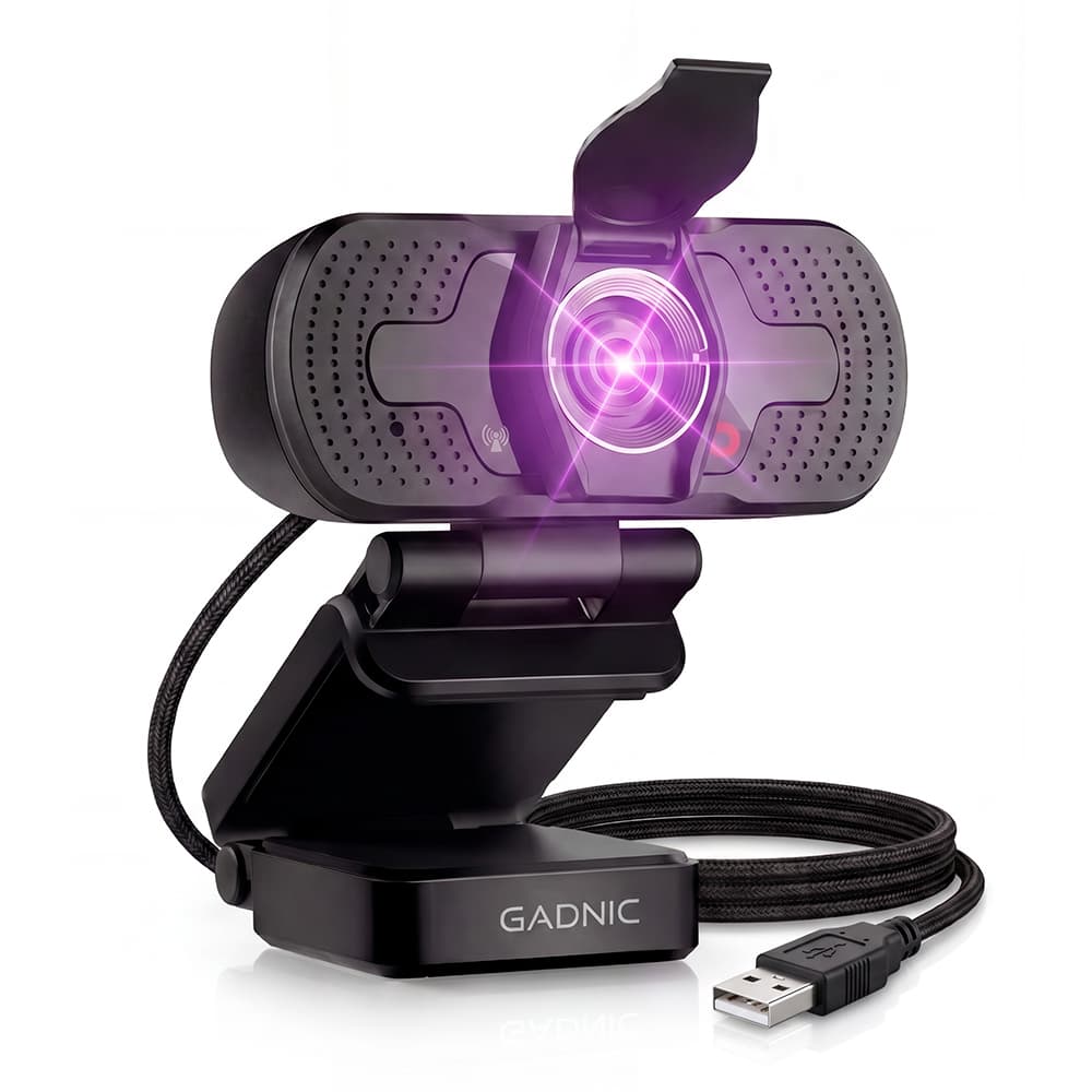 Camara Web Gadnic Webcam Full HD 1080P con Micrófono 30 FPS Outlet