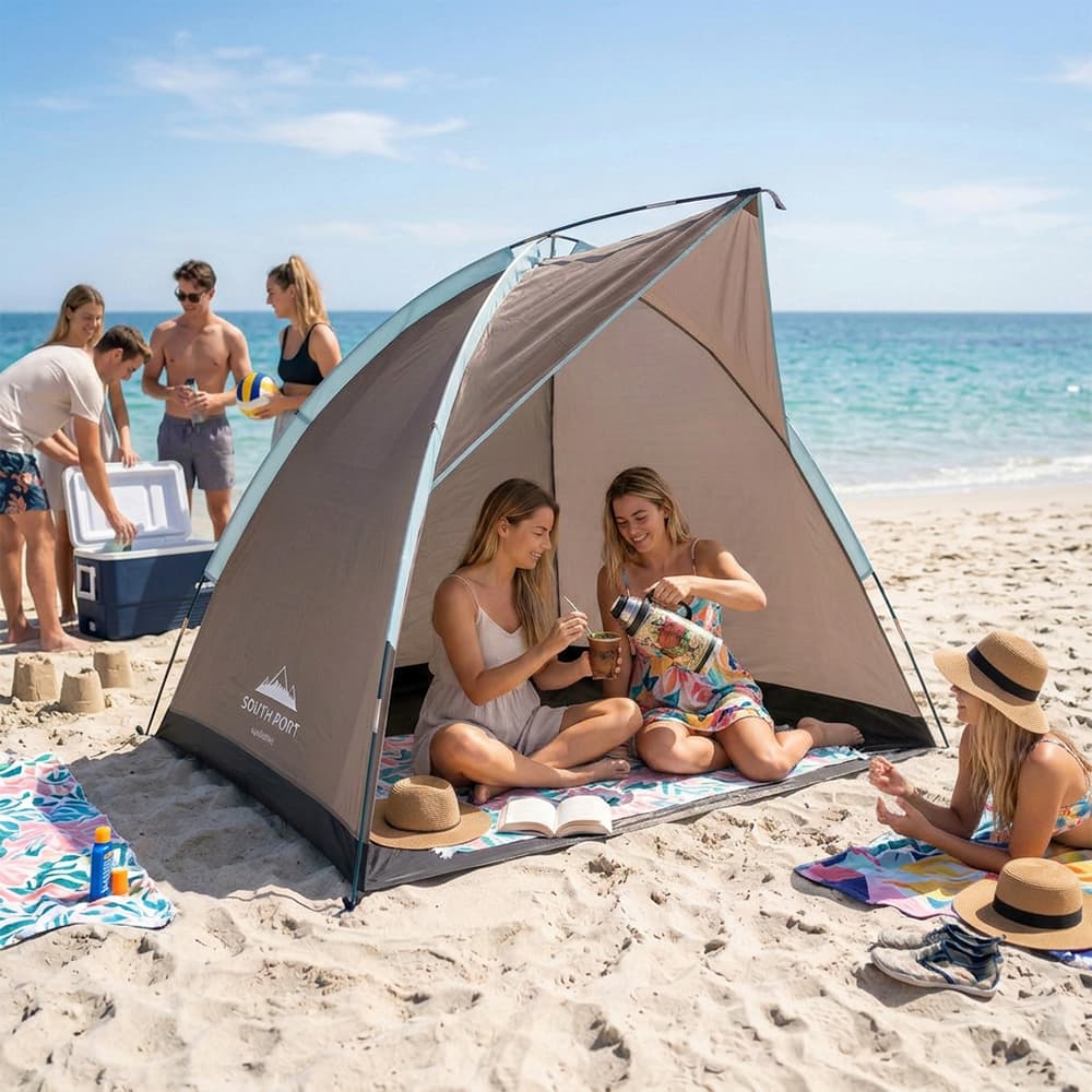 Carpa De Playa Southport By Gadnic Protección Solar UPF50 Ultraliviana 170x150  Impermeable Camping Portátil