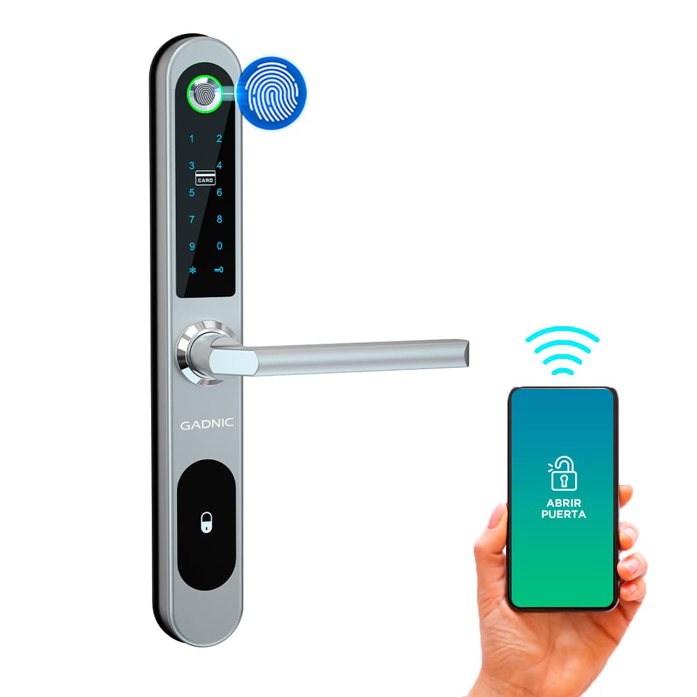 Cerradura Inteligente Pro Gadnic 5 Modos de Ingreso Outlet