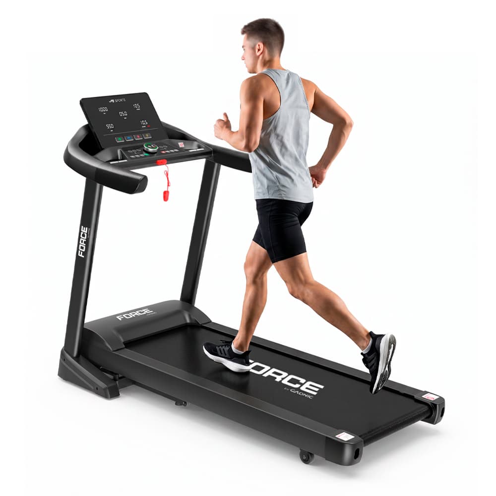 Cinta De Correr Force By Gadnic 35HP 18 Kmh Plegable Display LED Y MP3 Hasta 140 Kg Outlet