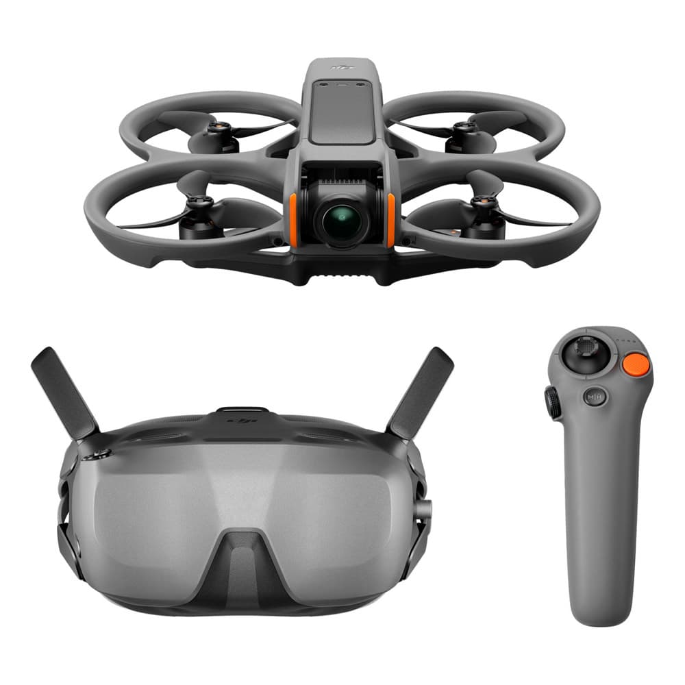  DJI Avata 2 +  Goggles N3 +  RC Motion 3 Combo Vuela Inteligente, 1 Batería,  FPV con cámara 4K, Vuelo Inmersivo, Protector de Hélices Integrado, Sencillo Flip/Roll, Campo de Visión Superamplio de 155°, Contenido en POV 