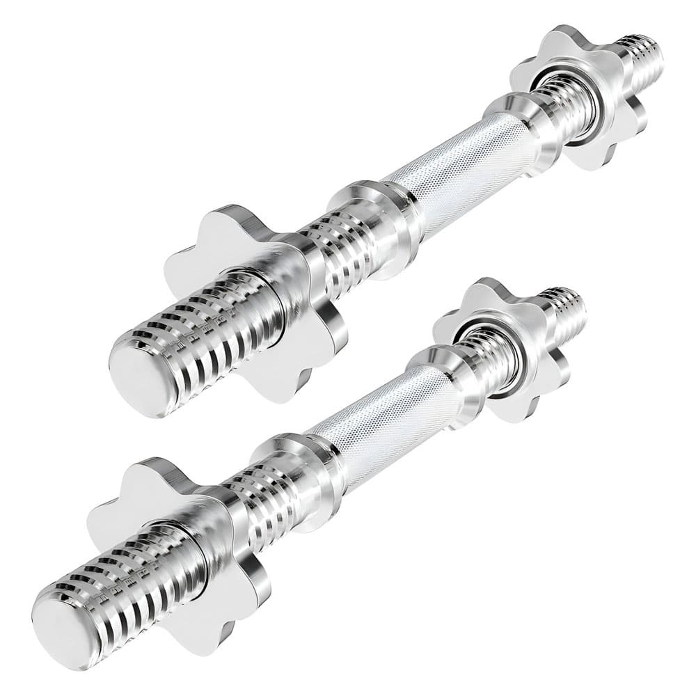 Mancuernas Para Discos Pesas Gadnic Cromadas Macizas Kit Rosca 30mm Outlet