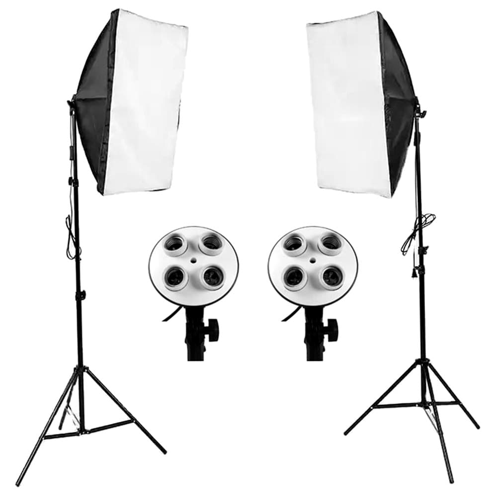 Set Softbox Flash y Trípode Gadnic FOTO0040 Para Fotografía  Outlet