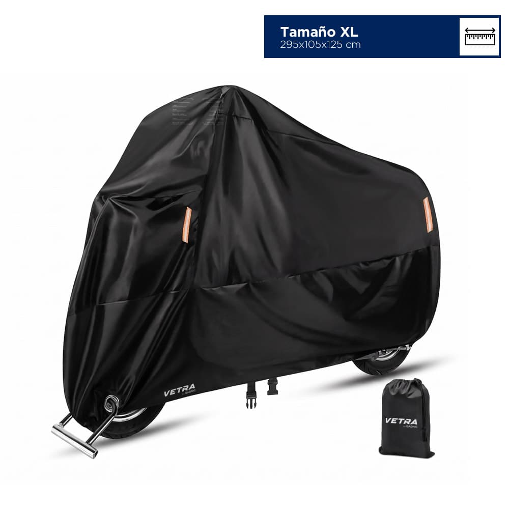 Funda Para Moto Vetra By Gadnic Cobertor Con Protección UV Impermeable Anti Viento