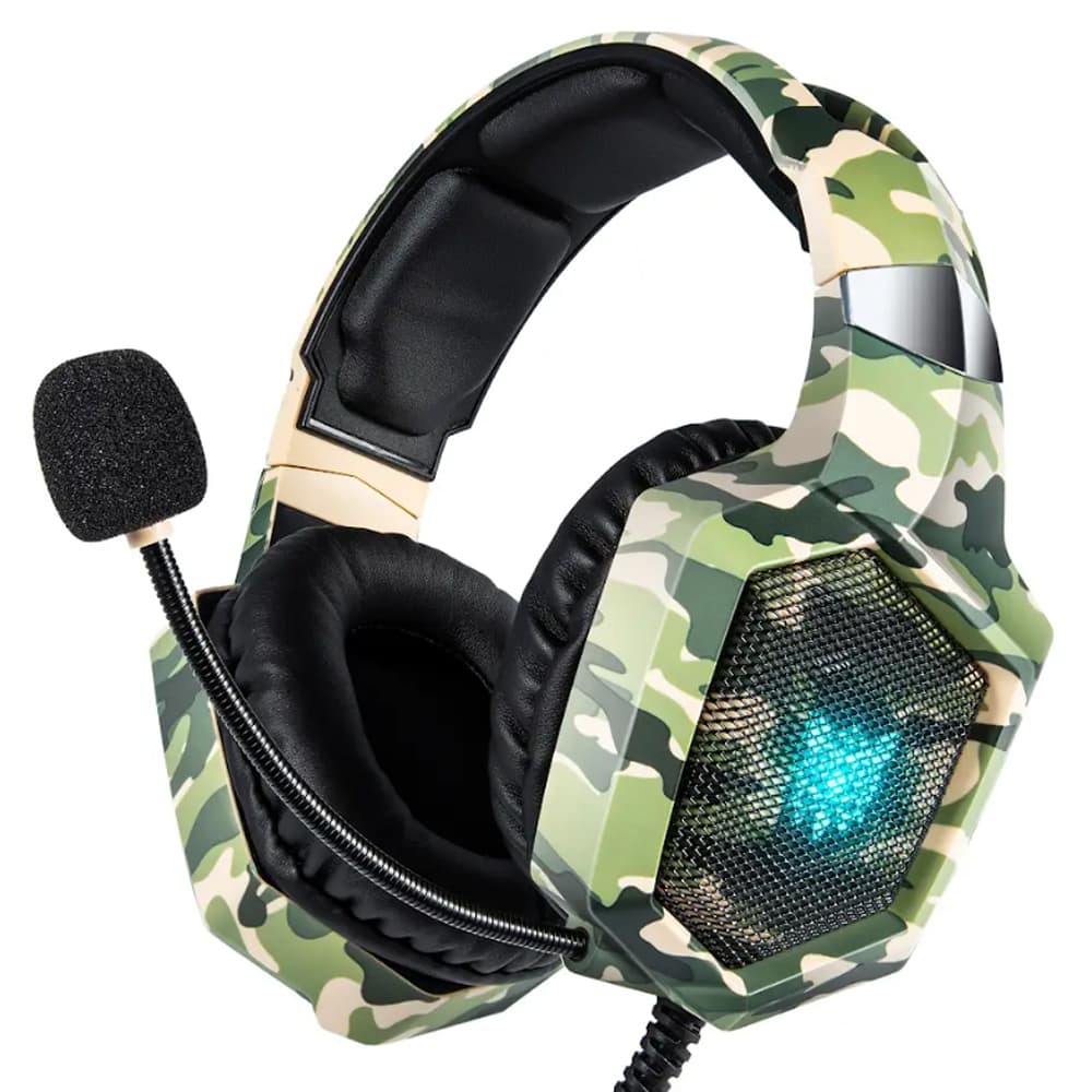 Auriculares Gamer Onikuma K8 con Micrófono y Luz RGB LED