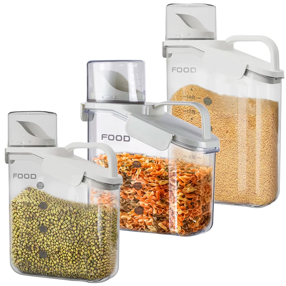 Kit x3 Dispenser Cerealero Gadnic Alimentos Ecologico
