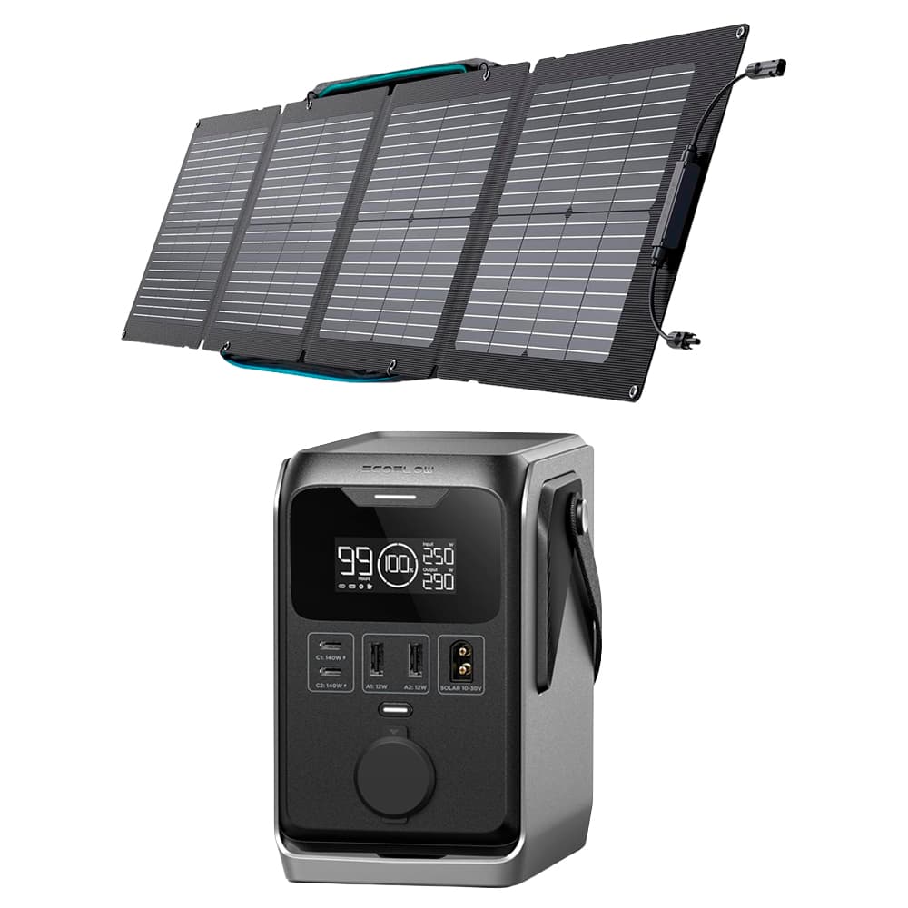 Kit Powerbank Generador De Energía Ecoflow Trail 300 Y Panel solar 110W
