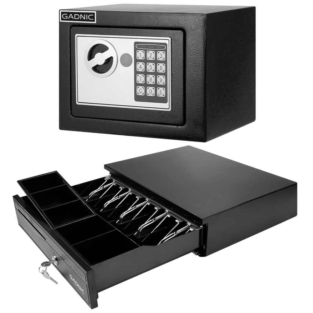Kit Comercial Gaveta Dinero 5 Billetes G405  Caja Fuerte E17