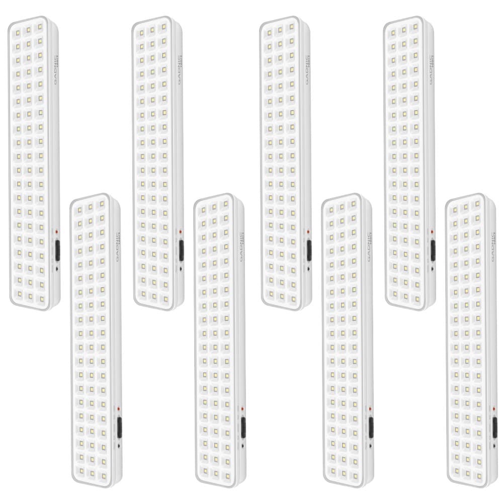 Luz de Emergencia Gadnic Tools L60 Kit x8 60 Led Alta Luminosidad 6500K