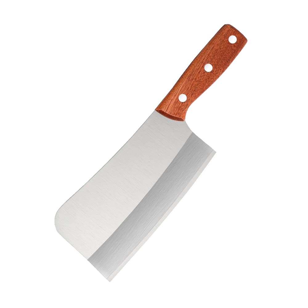 Cuchillo Hacha Gadnic Acero Inoxidable Con Mango Madera Outlet