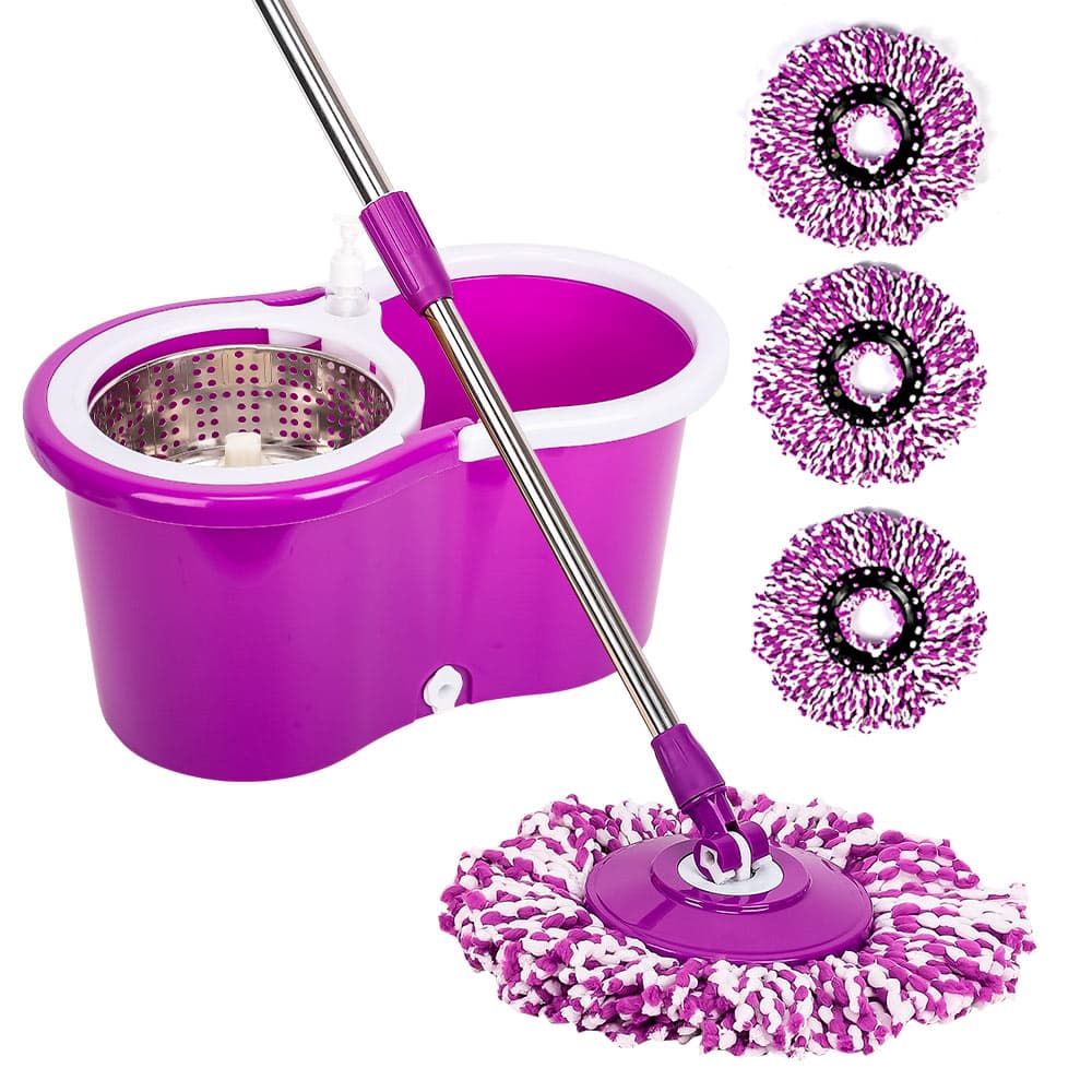 Mopa Gadnic G-Mop333 360 con Balde Centrífugo y Dispenser  4 Paños Outlet