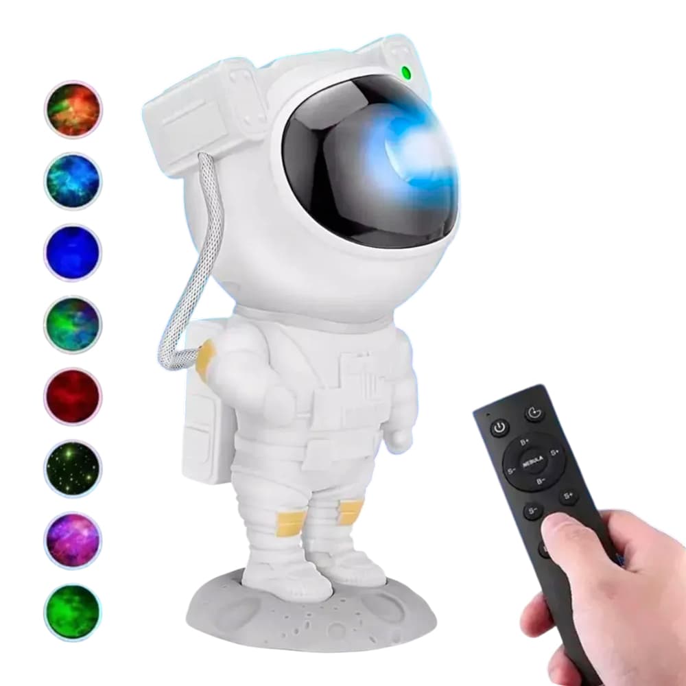 Proyector Astronauta Galaxia Gadnic Lámpara  7 Colores LED 5W Outlet