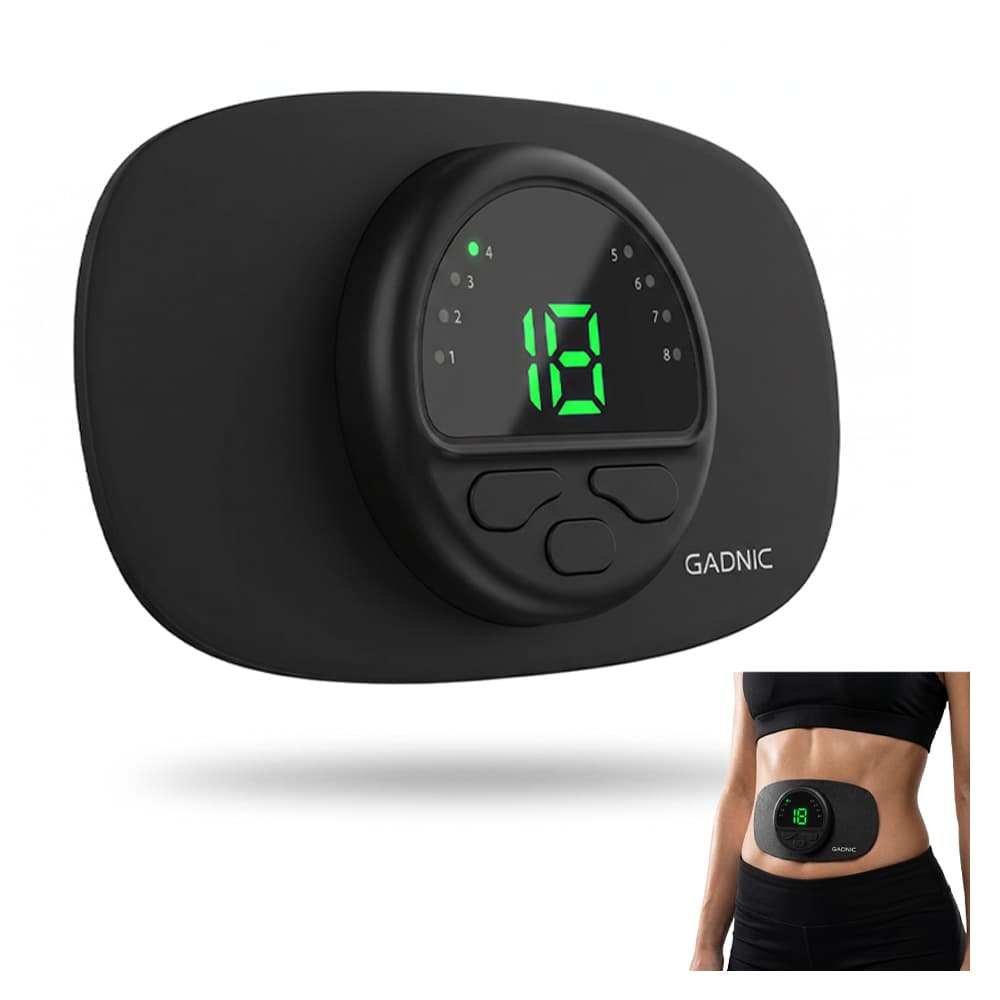 Electroestimulador Muscular Gadnic Parche Inteligente EMS Abs Recovery Tech