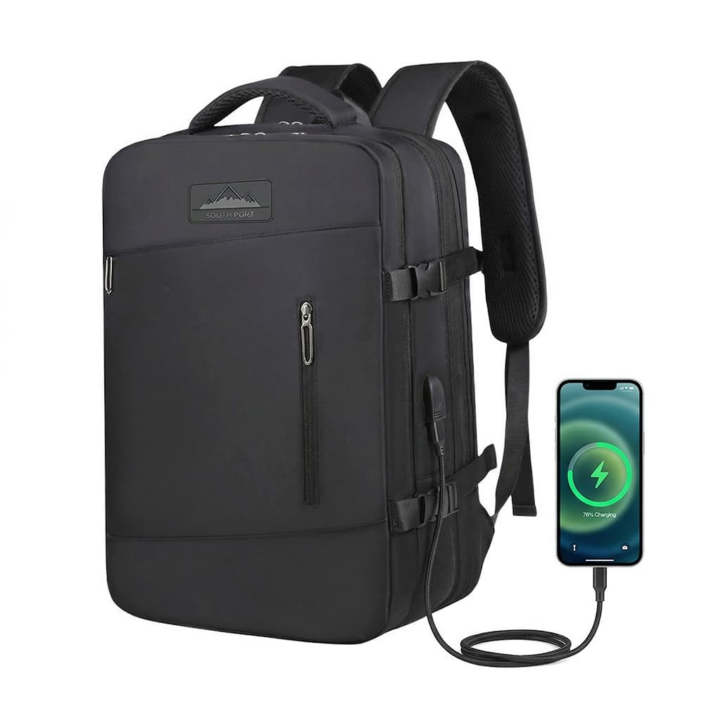 Mochila De Viaje Southport Expandible Carry On 45cm Impermeable Outlet