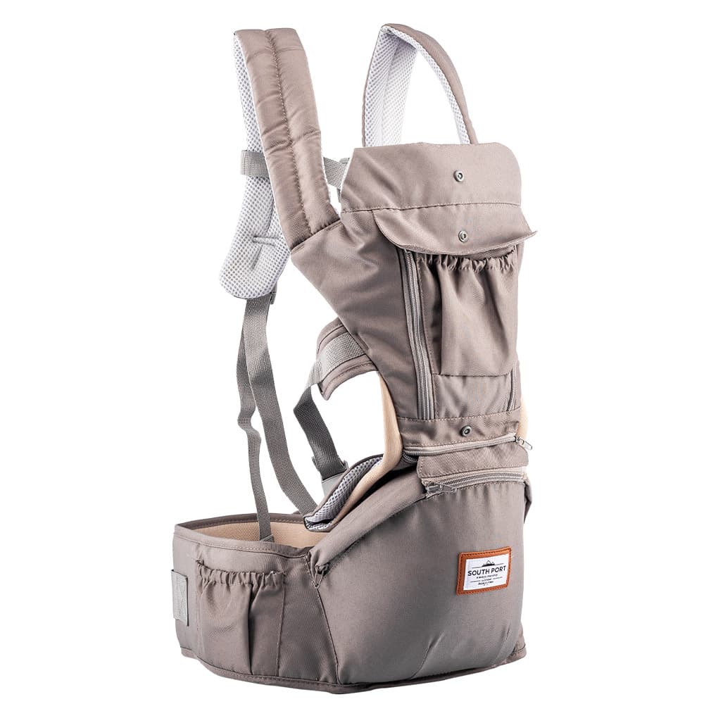 Mochila Porta Bebe SouthPort By Gadnic Ergonómica Hasta 20kg 3 En 1 Con Soporte Lumbar