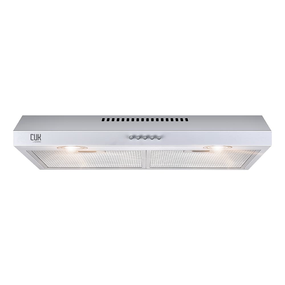 Extractor De Cocina Cuk By Gadnic EXT21450 100W Doble Filtro Aluminio 2 Luces LED Blanco Outlet