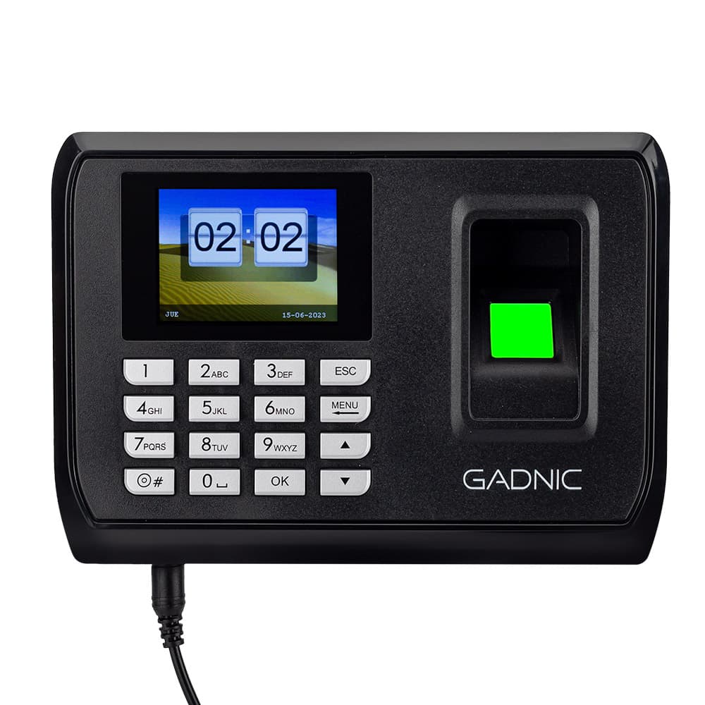 Reloj Controlador de Horario Gadnic C2890 Biometrico Huella Asistencia Usado