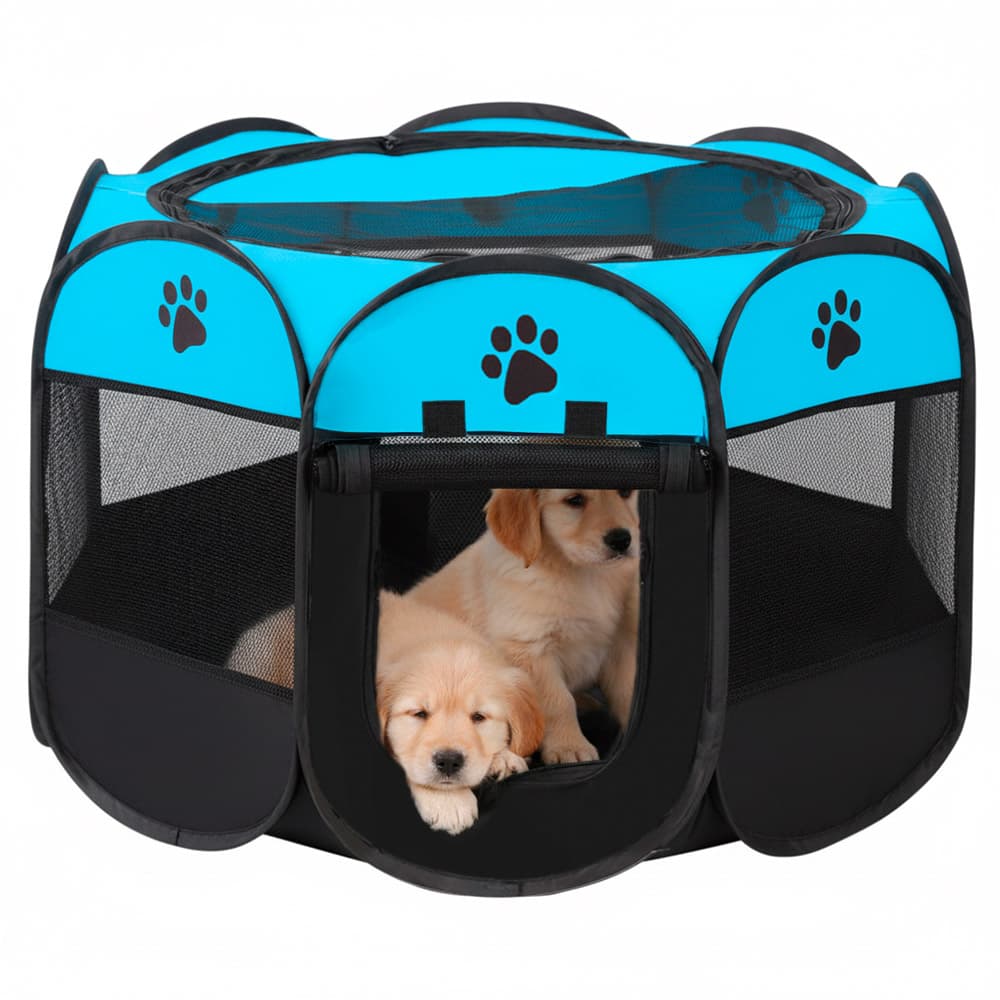Corral Plegable Para Mascotas Gadnic Portátil Corralito 43 x 64 cm