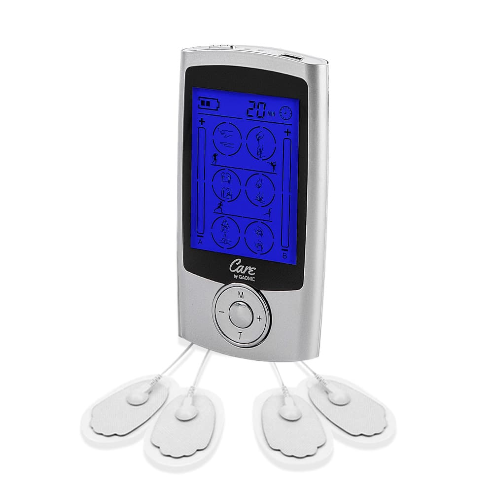 Electroestimulador Muscular Care By Gadnic 9910 Portátil 6 Niveles 24 Modos Recargable