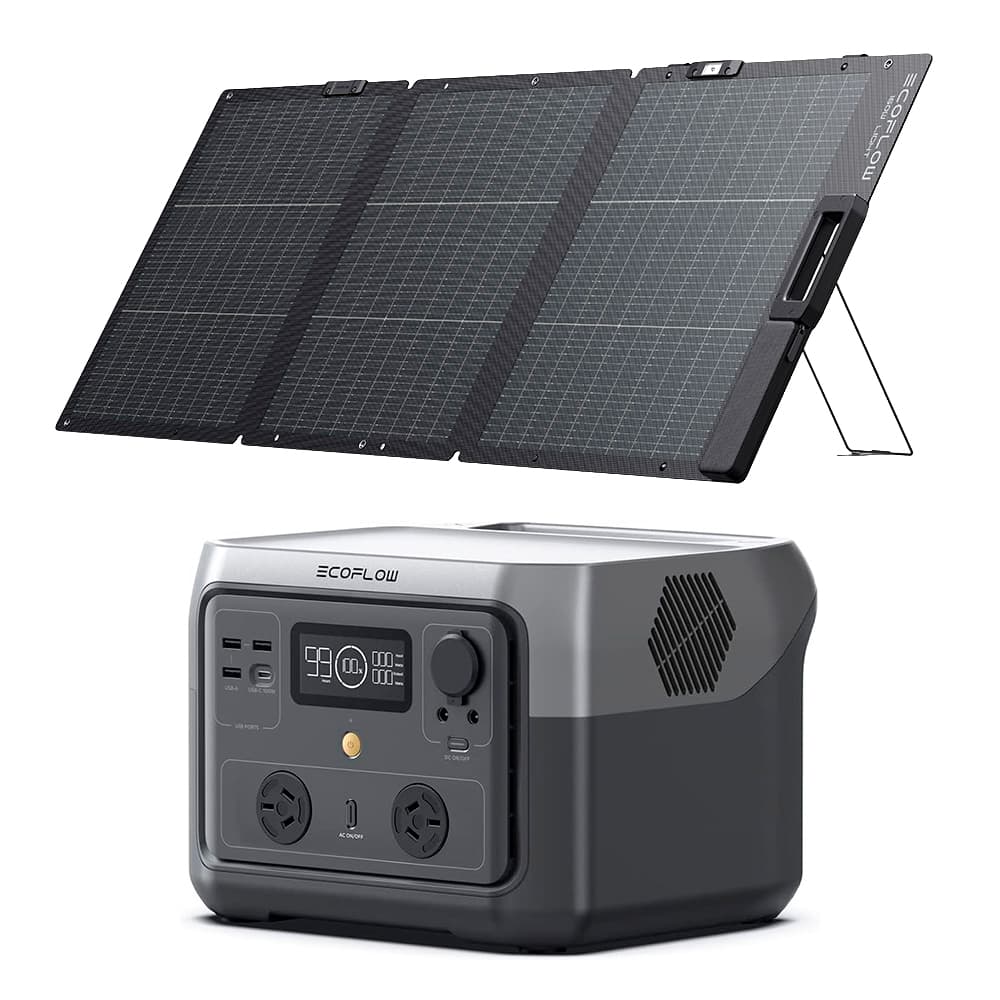 Kit Estación de Energía Ecoflow River 2 Max Y Panel Solar 160W
