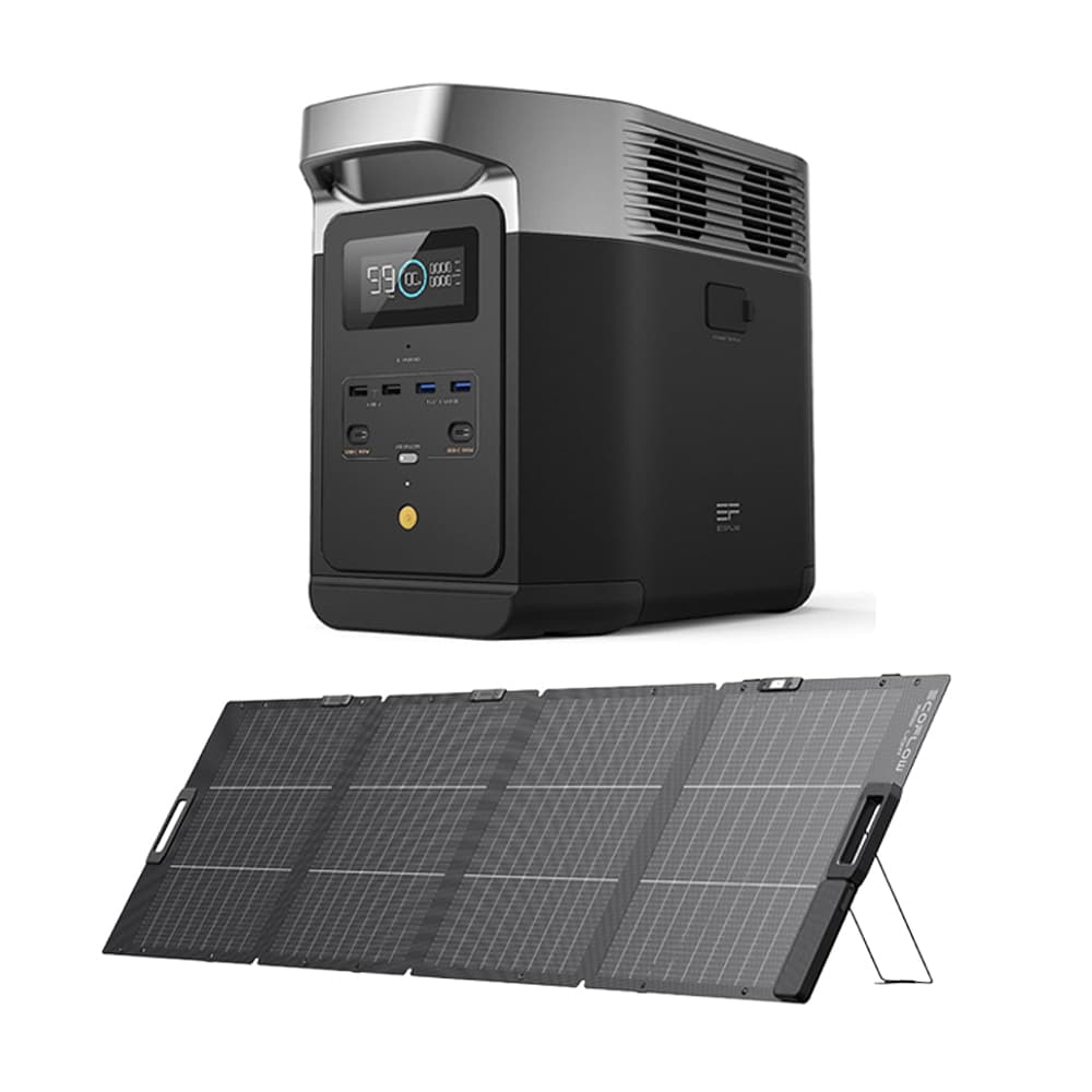 Kit Estación De Energía Portátil EcoFlow Delta 2 y Panel Solar 220W