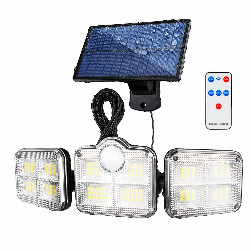 Reflector Solar Luz Led Gadnic 3 Paneles Ultra Potentes Outlet