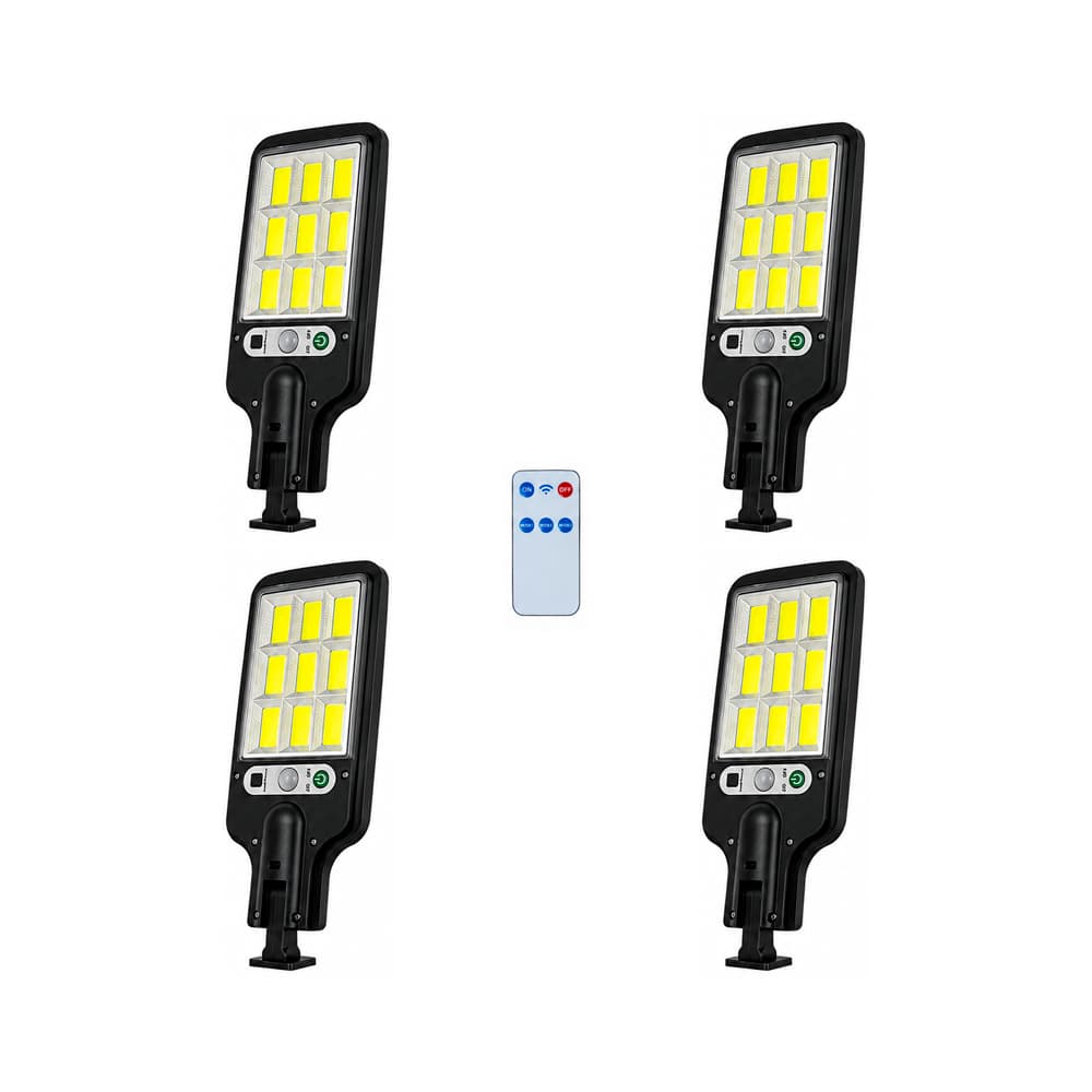 Pack X4 Reflector Solar Exterior Gadnic Con Sensor Y Control