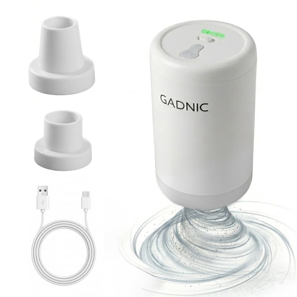 Bomba de Vacio Gadnic 20W Succion Electrica 3700 Pa Bolsas Inflables USB  Usado