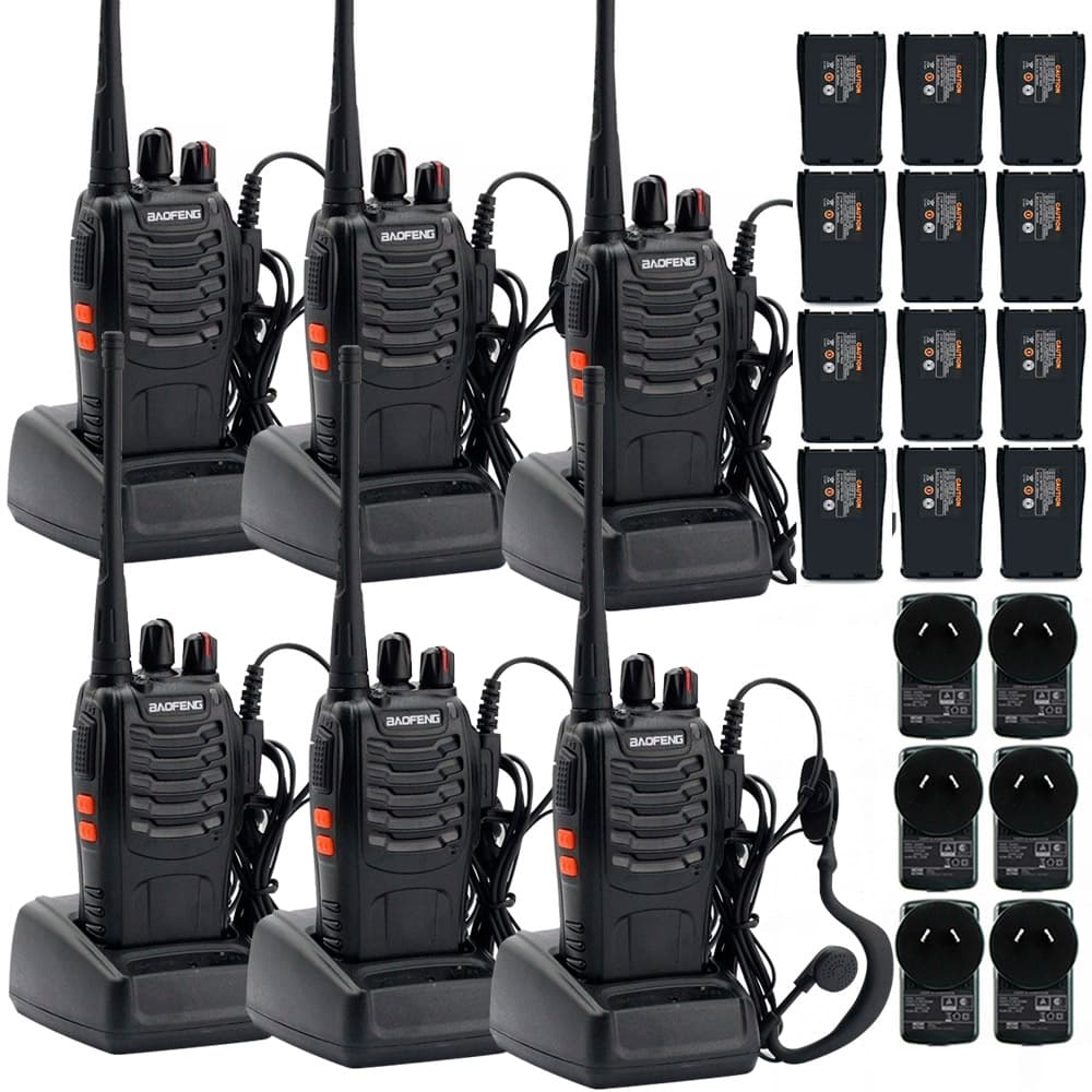 Kit x 6 Handy Baofeng BF-888S  