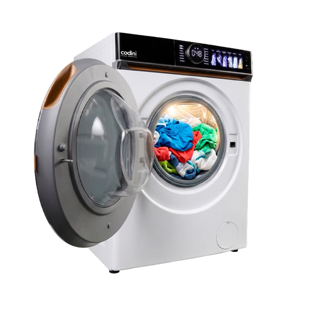 Lavasecarropas Codini BIAFB10014B 10kg A  7kg inverter  1400 rpm Color Blanco Usado