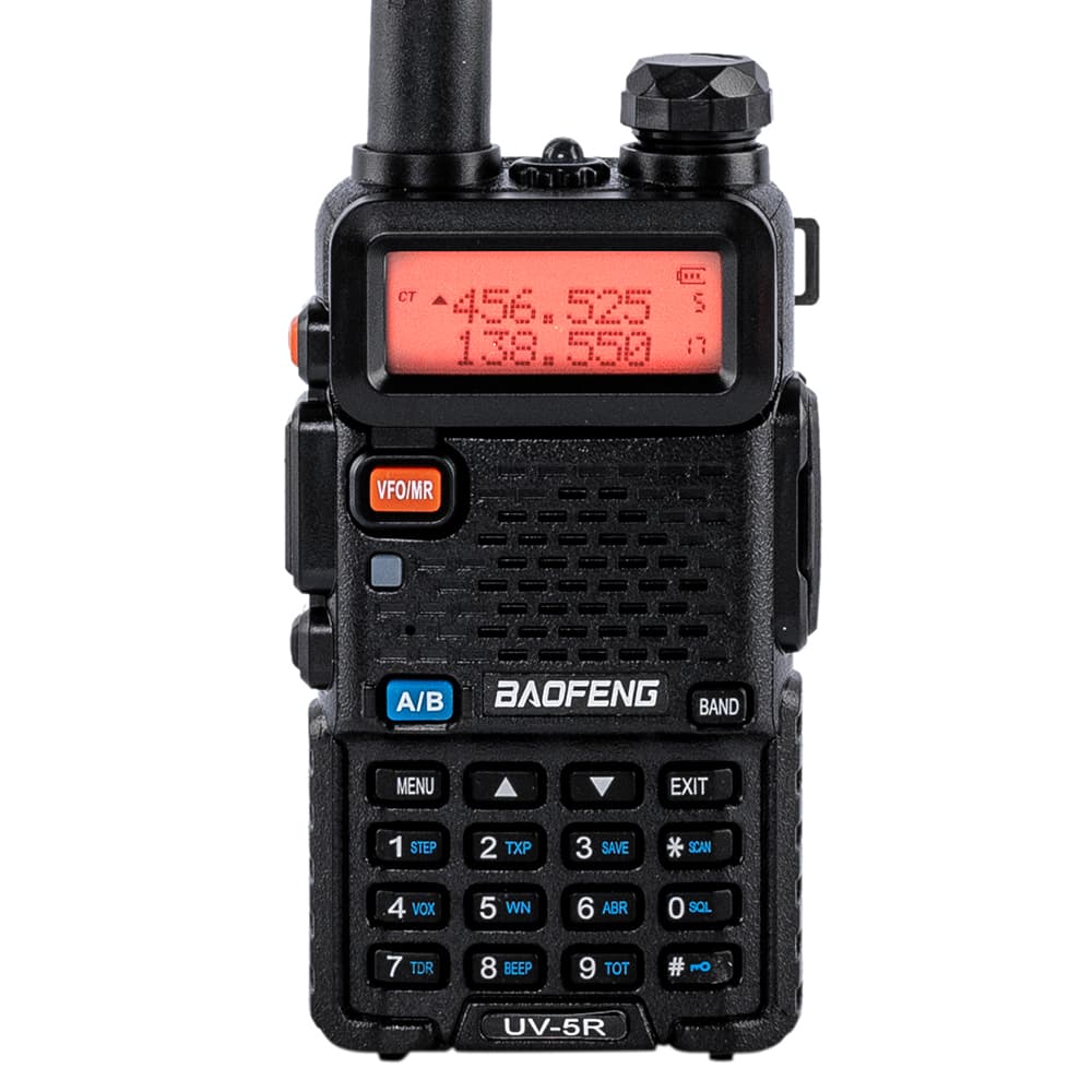 Handy Baofeng UV-5R Bi-Banda 5w 128CH Hasta 10km  2 Baterías y Manos Libres Usado